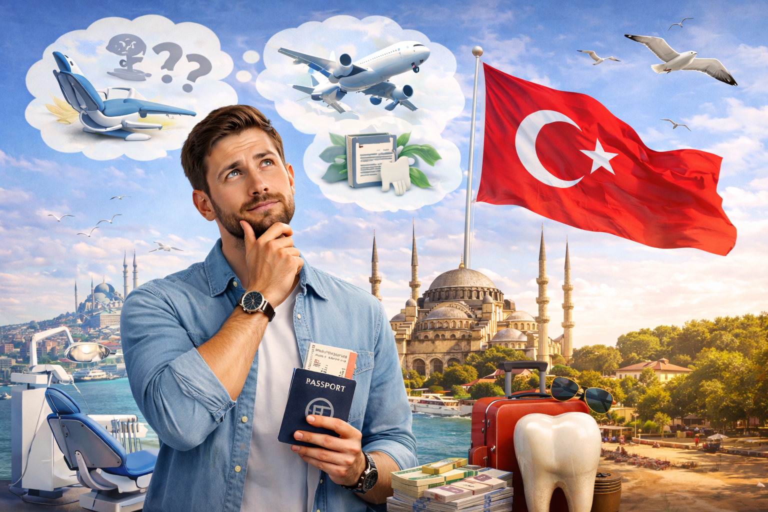 Canadian patient considering dental implants abroad