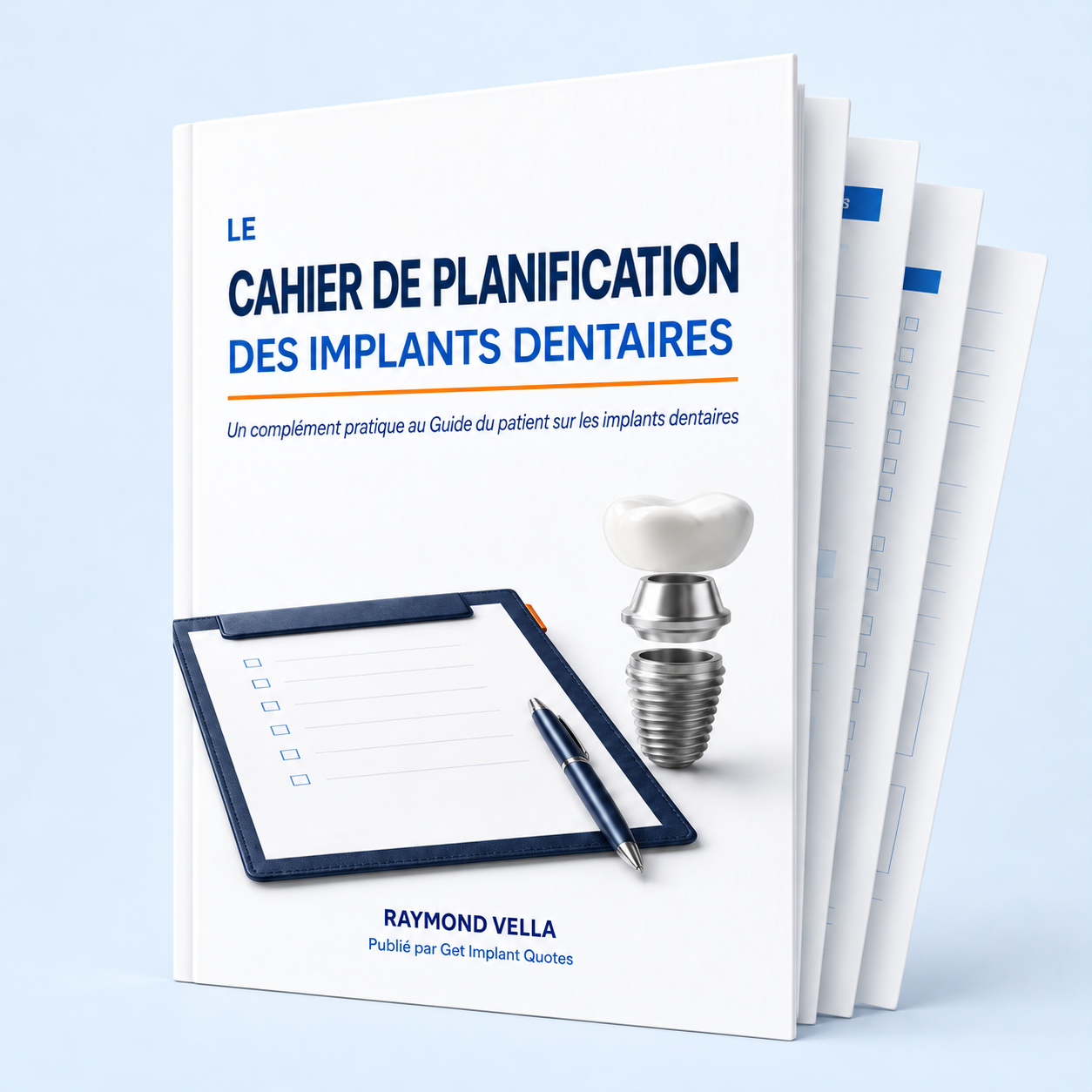 Couverture du Cahier de planification des implants dentaires