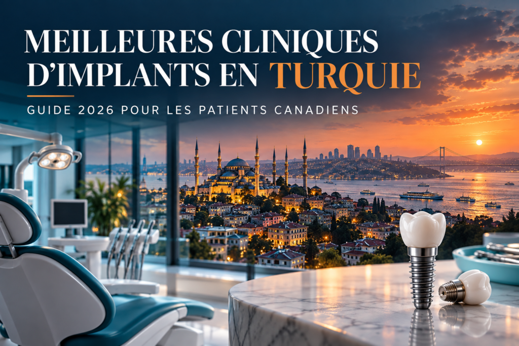 Meilleures cliniques d’implants dentaires en Turquie : guide 2026 pour les patients canadiens